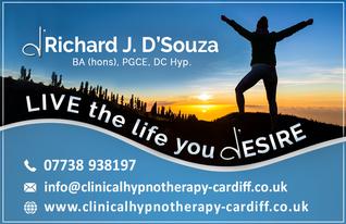 Richard J D’Souza Hypnotherapy Cardiff